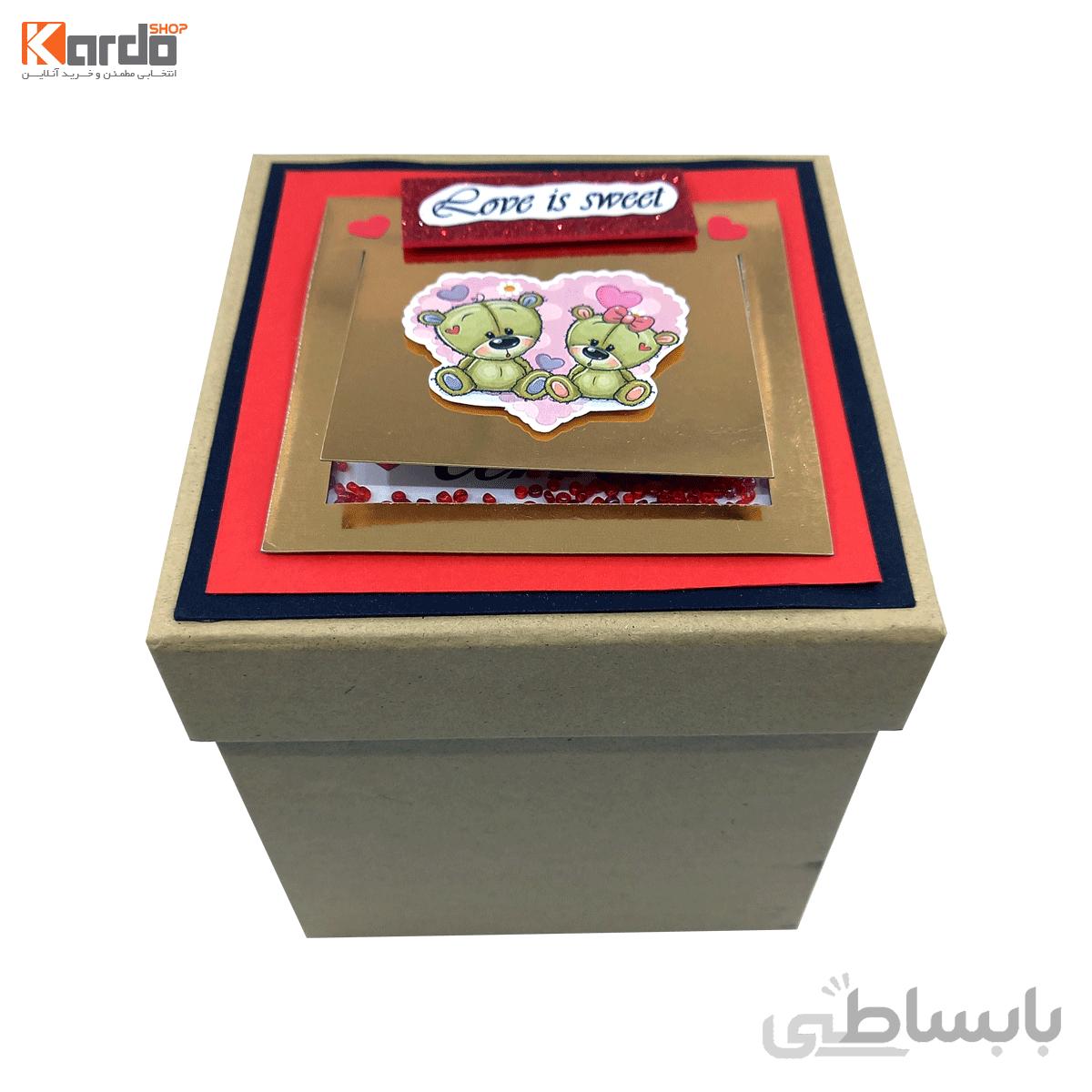 جعبه هدیه و کادو طرح ولنتاین