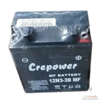 باتری موتورسیکلت برند Crepower توان 3A آمپر