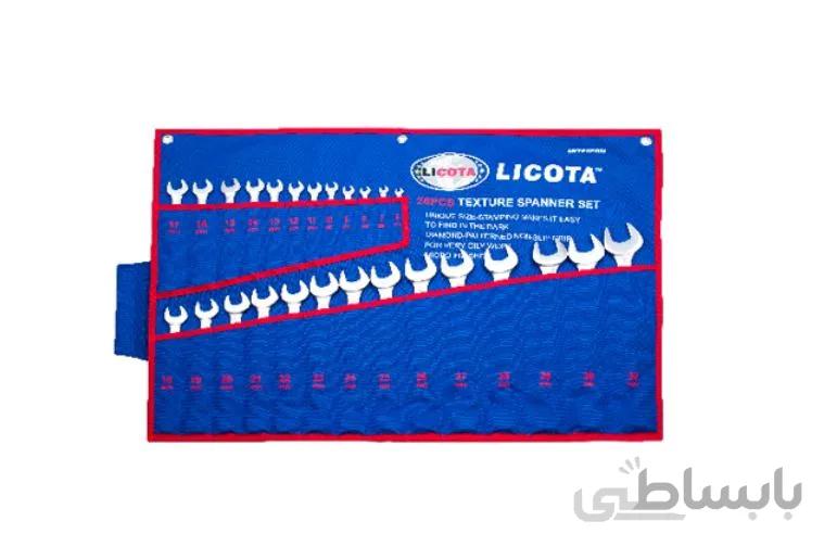 ست آچار یکسر رینگ 26 عددی 6 تا 32 لیکوتا – LICOTA مدل AWT-ESFK02