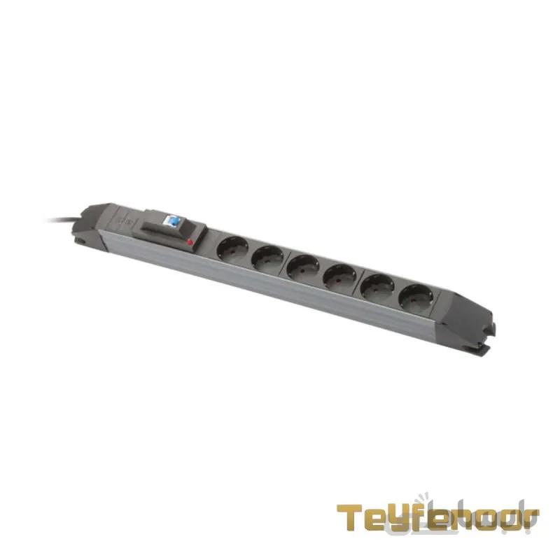 رابط برق شش خانه فیوزدار مدل رک مونت پارت الکتریک کد 2265