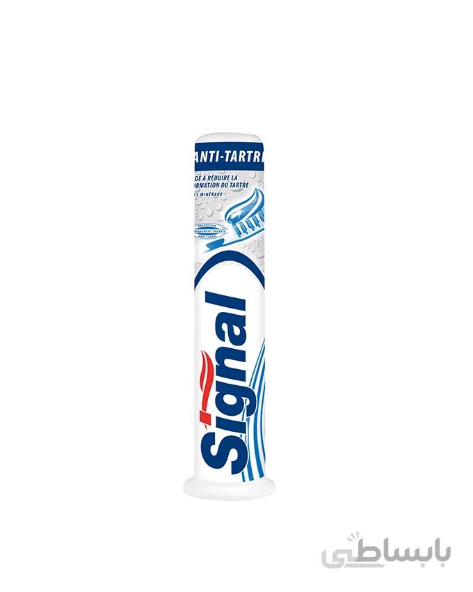 خميردندان پمپی سيگنال - Signal مدل Anti-tartare با حجم 100ml