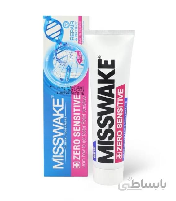 خمیر دندان مخصوص لثه های حساس میسویک MISSWAKE مدل Zero Sensitive - حجم 100 میلی لیتر