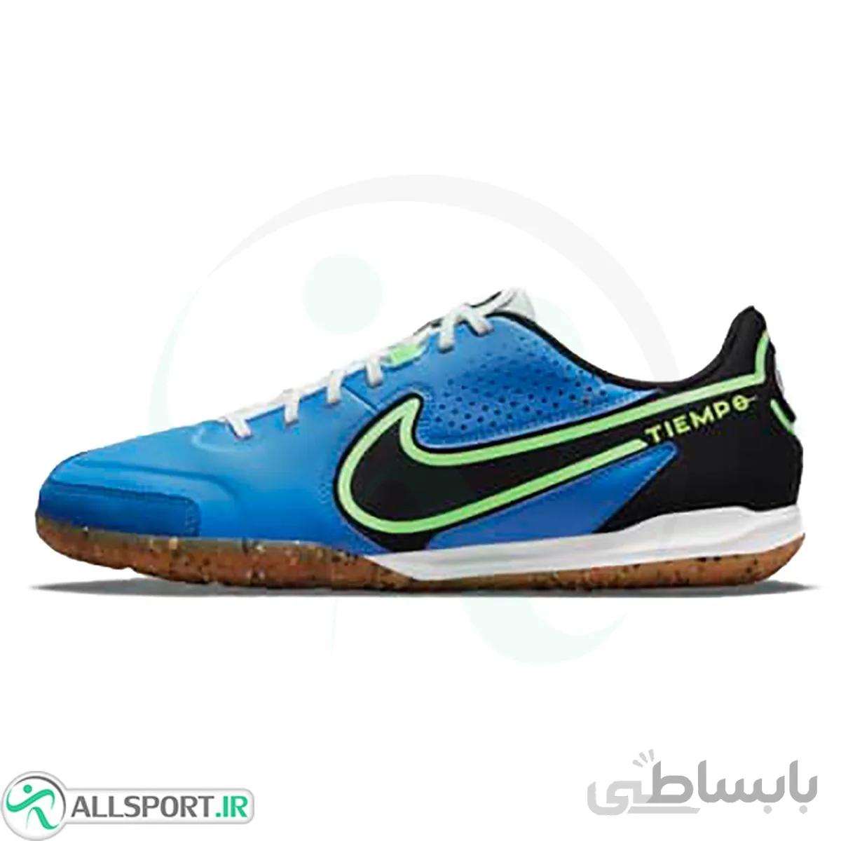 کفش فوتسال نایک تمپو طرح اصلی Nike Tiempo Legend 9 Academy IC Blue
