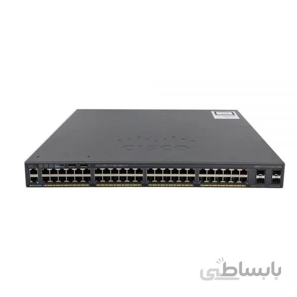 سوییچ 48 پورت poe سیسکو ws c2960x 48fps l ا Cisco WS-C2960X-48FPS-L 48-port POE switch