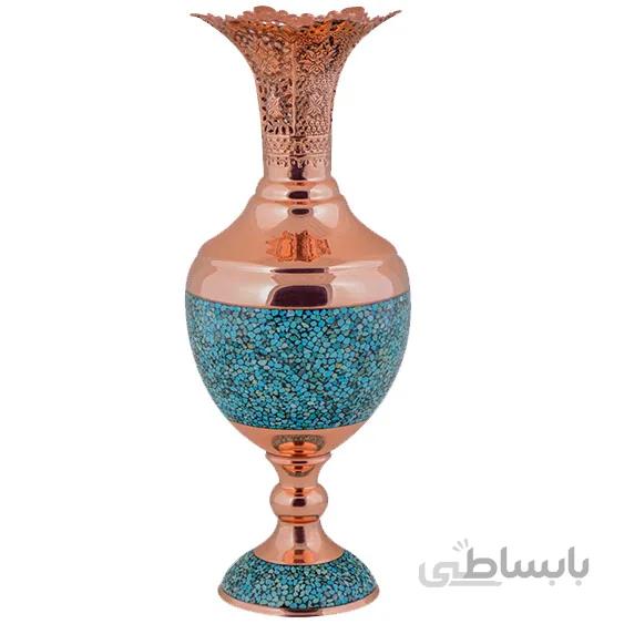 سنبلدان فیروزه کوب اثر آقاجانی ارتفاع 40 سانتی متر کد SnF-07