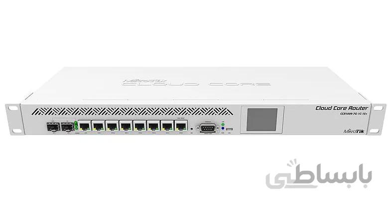 mikrotik-routerboard CCR1009-7G-1C-1S+ SFP Ethernet Gigabit Router ا روتر شبکه 7 پورت میکروتیک مدل CCR1009-7G-1C-1S