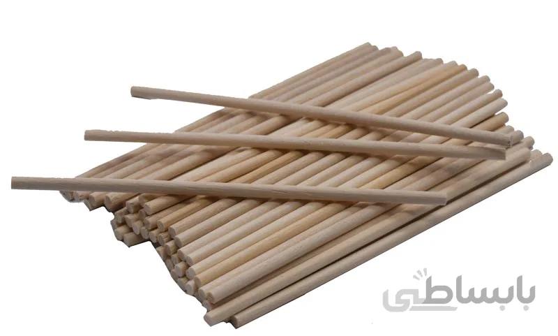 دوبل شاخه ای بدون شیار صنوبر اعلا قطر 3 میلی متر طول 11 سانتی متر بسته 100 عددی