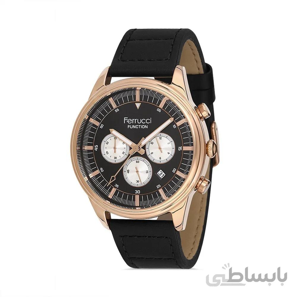 ساعت مچی عقربه ای مردانه برند فروچی Ferrucci مدل FC 12709FK.06