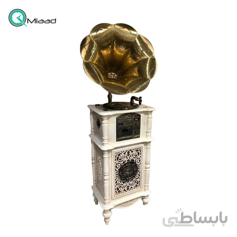 گرامافون مبله والتر مدل 3511 سفید استخوانی