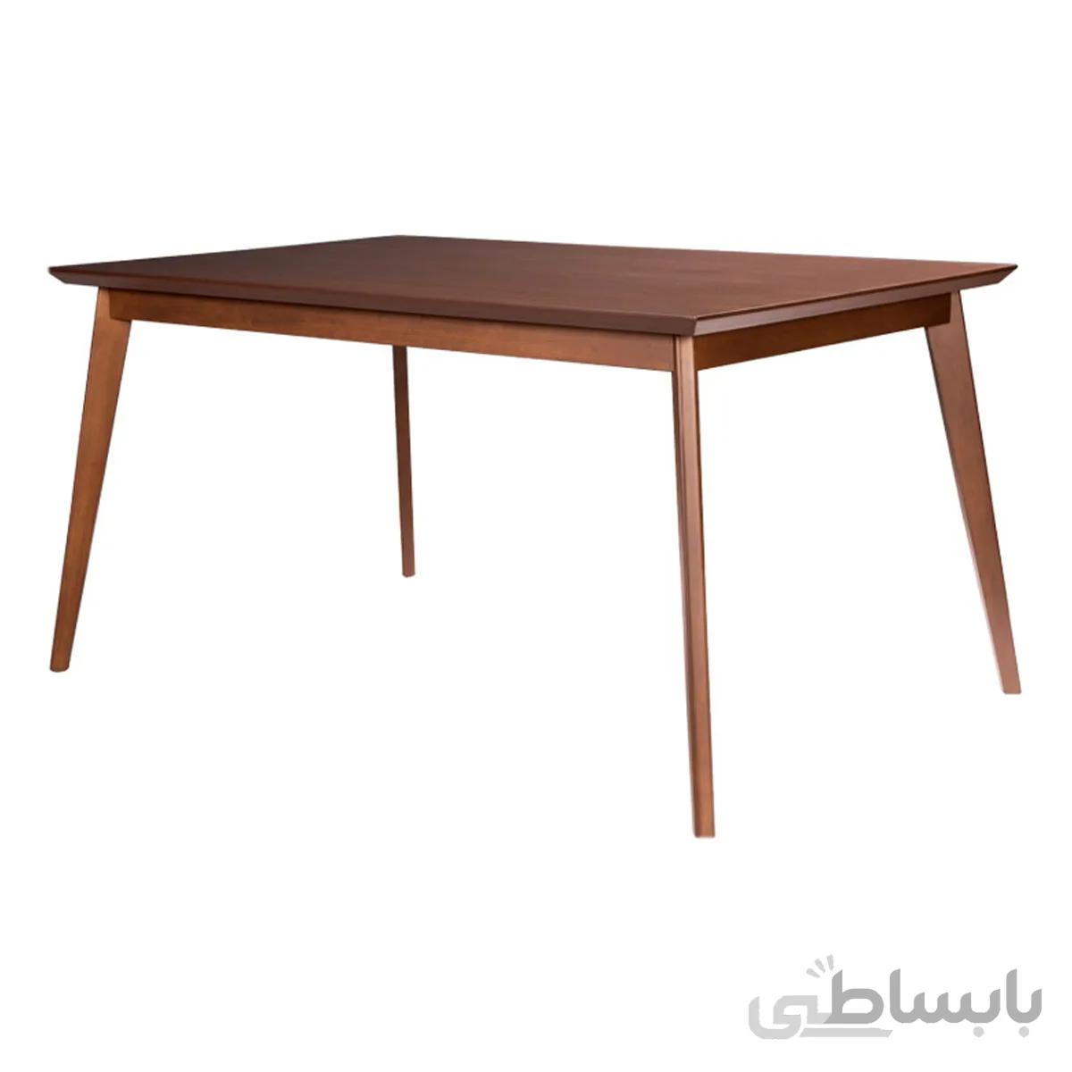 میز ناهار خوری 6 نفره ساوانا (روکش گردو)