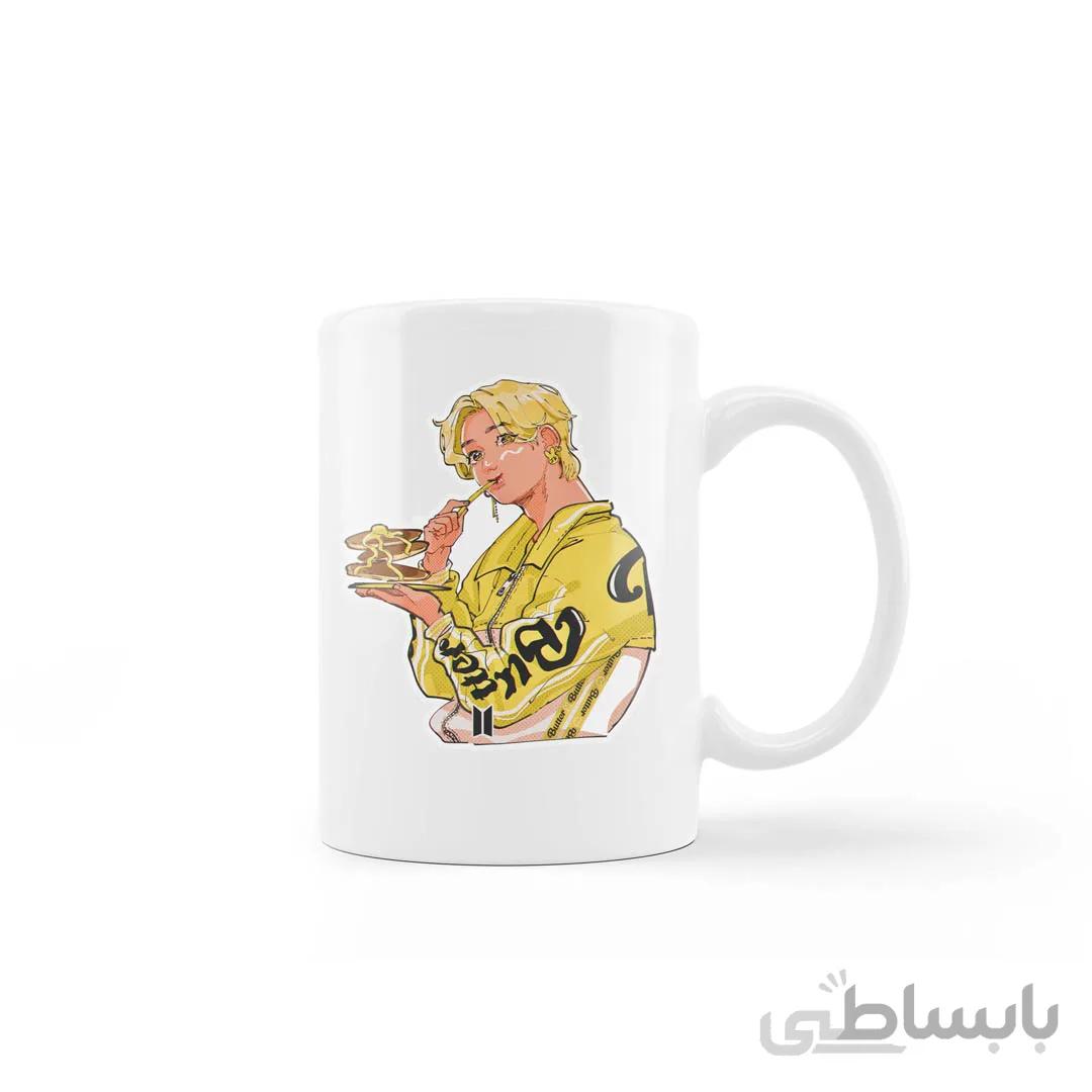 ماگ BTS طرح BT21 کد 2040016