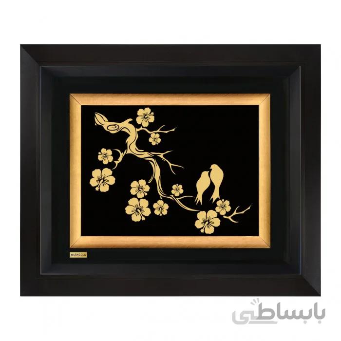 تابلو طلا کوب درخت زندگی TF0026