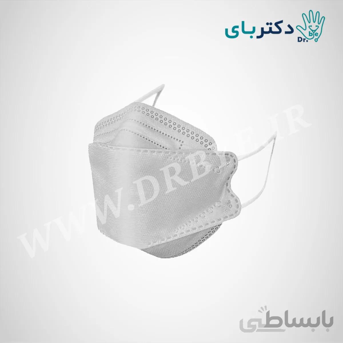 ماسک سه بعدی تنفسی دکتربای رنگ طوسی 25 عددی و 50 عددی ا Gray Drbye 3D Mask