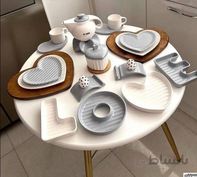 سرویس صبحانه خوری سرامیک راه راه