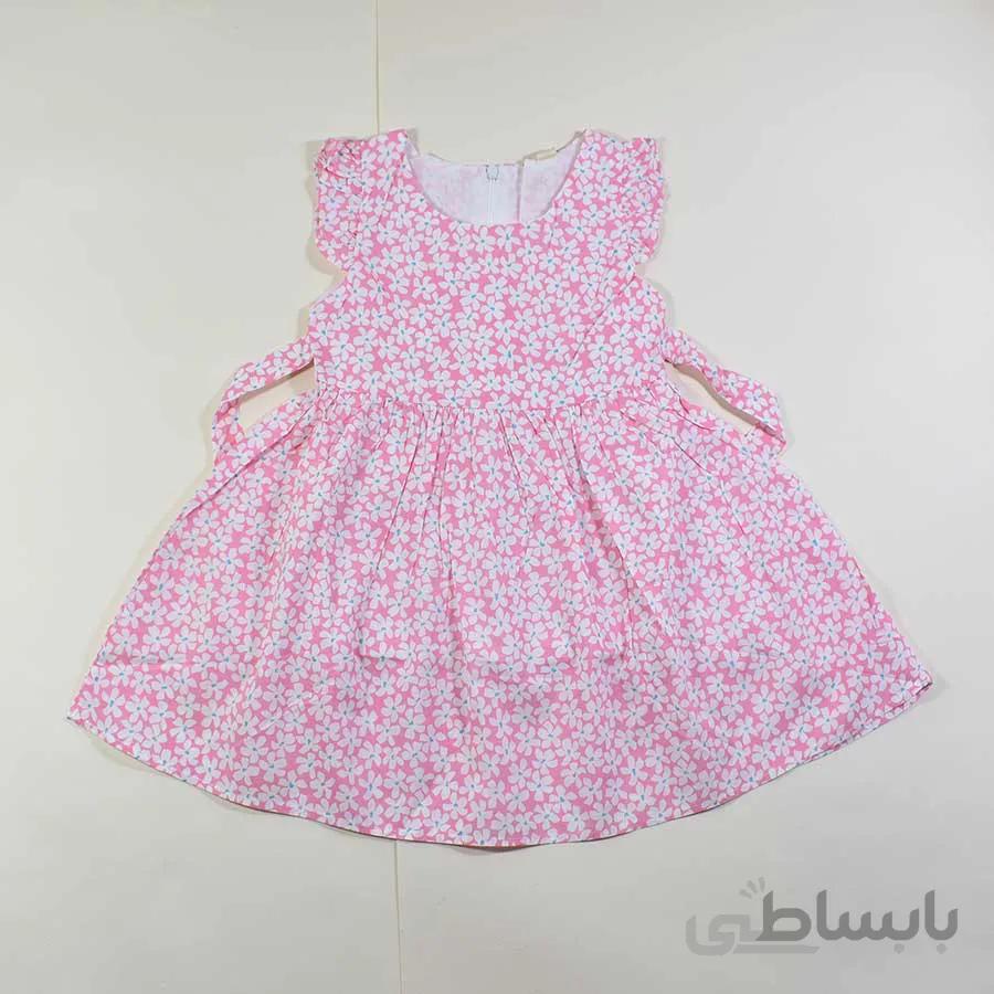 پیراهن بچه گانه دخترانه طرح گل کد 2436
