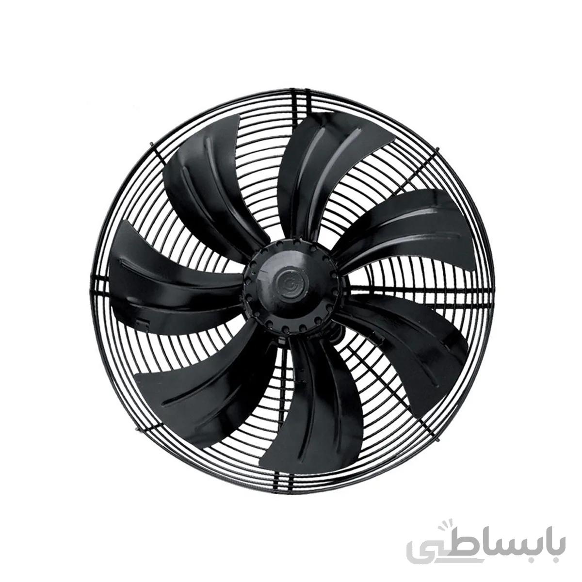 فن ایلکای هفت پر فلزی بدون قاب دمنده سایز 30 سه فاز مدل VIK 30A4T2 ا Damande ILKA AXIAL FLOW FANS FORWARD