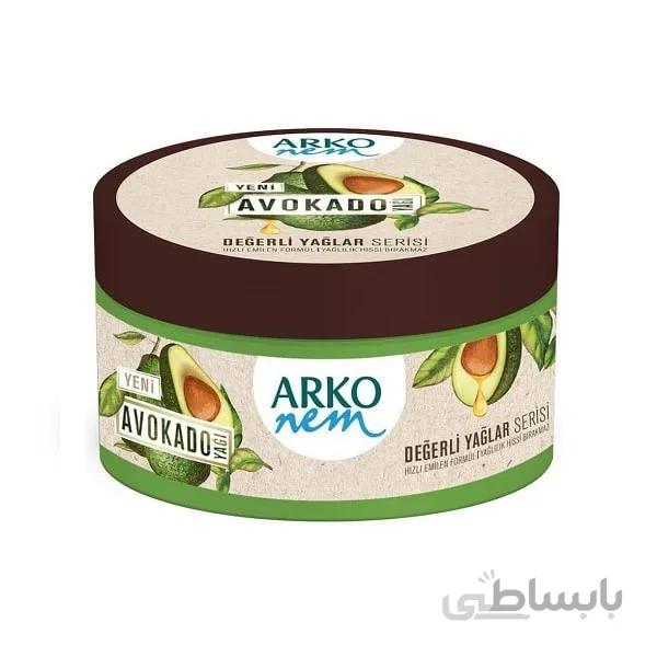 کرم مرطوب کننده پوست آرکو عصاره آووکادو حجم ۲۵۰ میلی لیتر ا MOISTURIZE CREAM ARKO NEM AVOCADO 250 ML