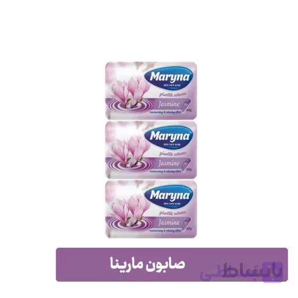 صابون مارینا ۶۰ گرم ۶ عددی – رایحه گل یاسمن