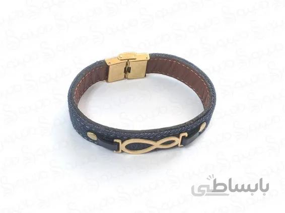 دستبند چرم طرح لی بینهایت 12040