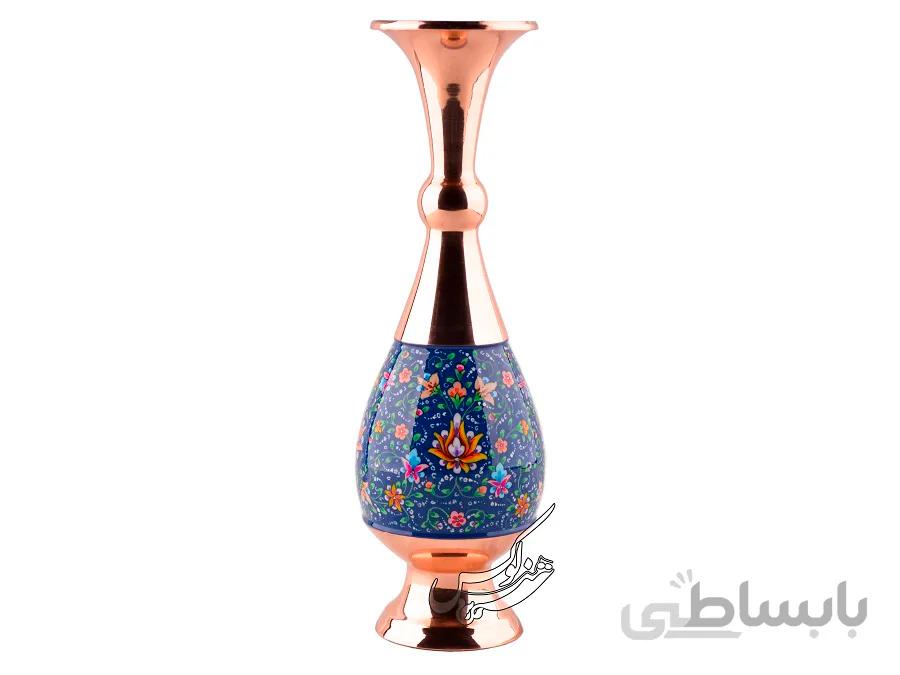 گلدان مس و پرداز سایز 30 سانتی