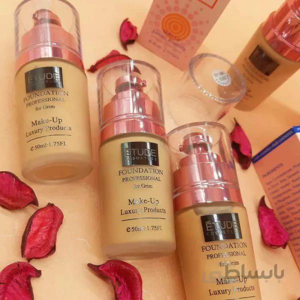 کرم پودر اتود شماره E03-E02-E01 مدل LUXURY PRODUCTS