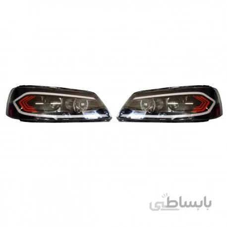 چراغ جلو اسپرت پژو 405 طرح دوج