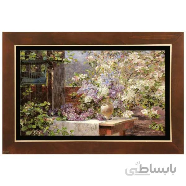 تابلو نقاشی لوتوس مدل باغ شکوفه ها FWB-120X80-B