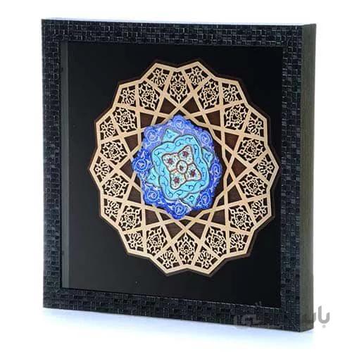 قاب میناکاری طرح نگاره
