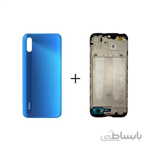 Xiaomi Redmi 9A Frame and Back Cover ا فریم به همراه درب پشت گوشی شیائومی ردمی 9A