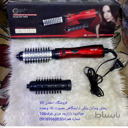 سشوار چرخشی جیمی مدلGM4828 ا Gemei GM4828 Rotating Air Brush کد 243000
