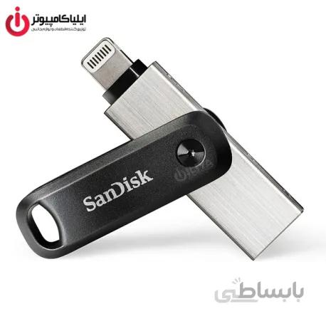 فلش مموری OTG USB3.0 Lightning سن دیسک مدل SDIX70N ظرفیت 64 گیگابایت