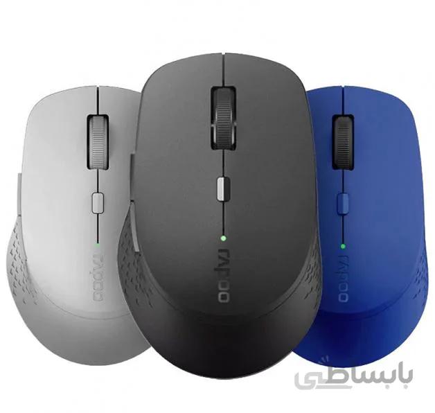 ماوس بی سیم رپو M300 Silent Multi- Mode Wireless Mouse ا RAPOO M300 Silent Multi- Mode Wireless Mouse