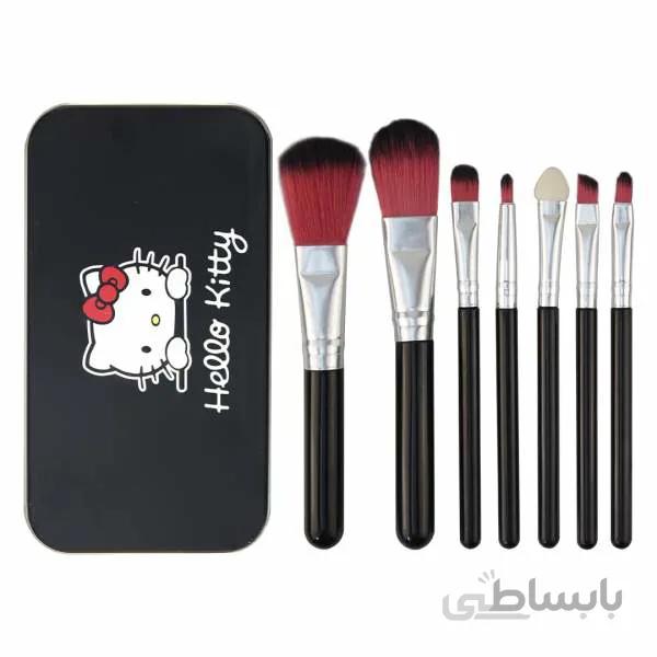 ست برس آرایشی هلو کیتی مدل ۰۱ مجموعه ۷ عددی
