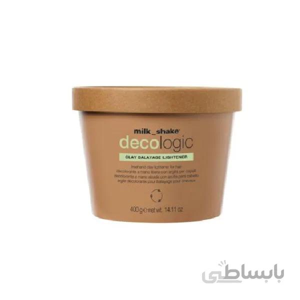 پودر دکلره میلک شیک سفید مدل بالیاژ حجم 400 گرم