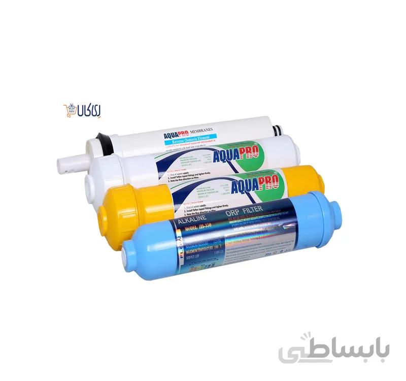 فیلتر دستگاه تصفیه آب آکوا پرو AQUA PRO مدل RO مجموعه 4 عددی
