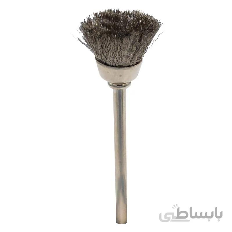 برس استیل کاسه ای 15 میلیمتر