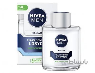 افترشیو نیوآ مدل Sensitive حجم 100 میلی لیتر ا Nivea Sensitive After Shave Lotion 100 ml