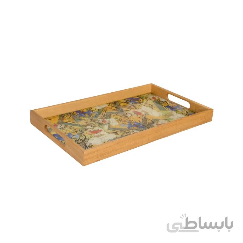 سینی چوبی – رزینی طرح لیلی