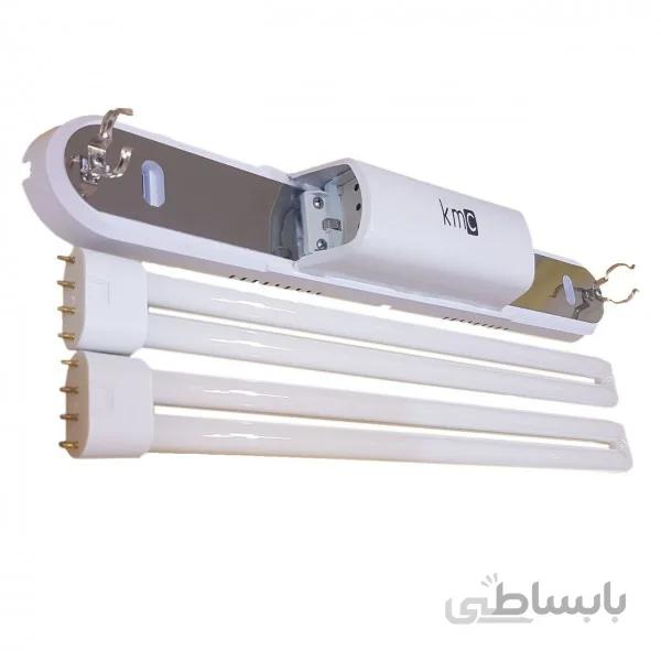 قاب مهتابی کامل 2×36 وات کی ام سی مدل امیران پایه 2G11