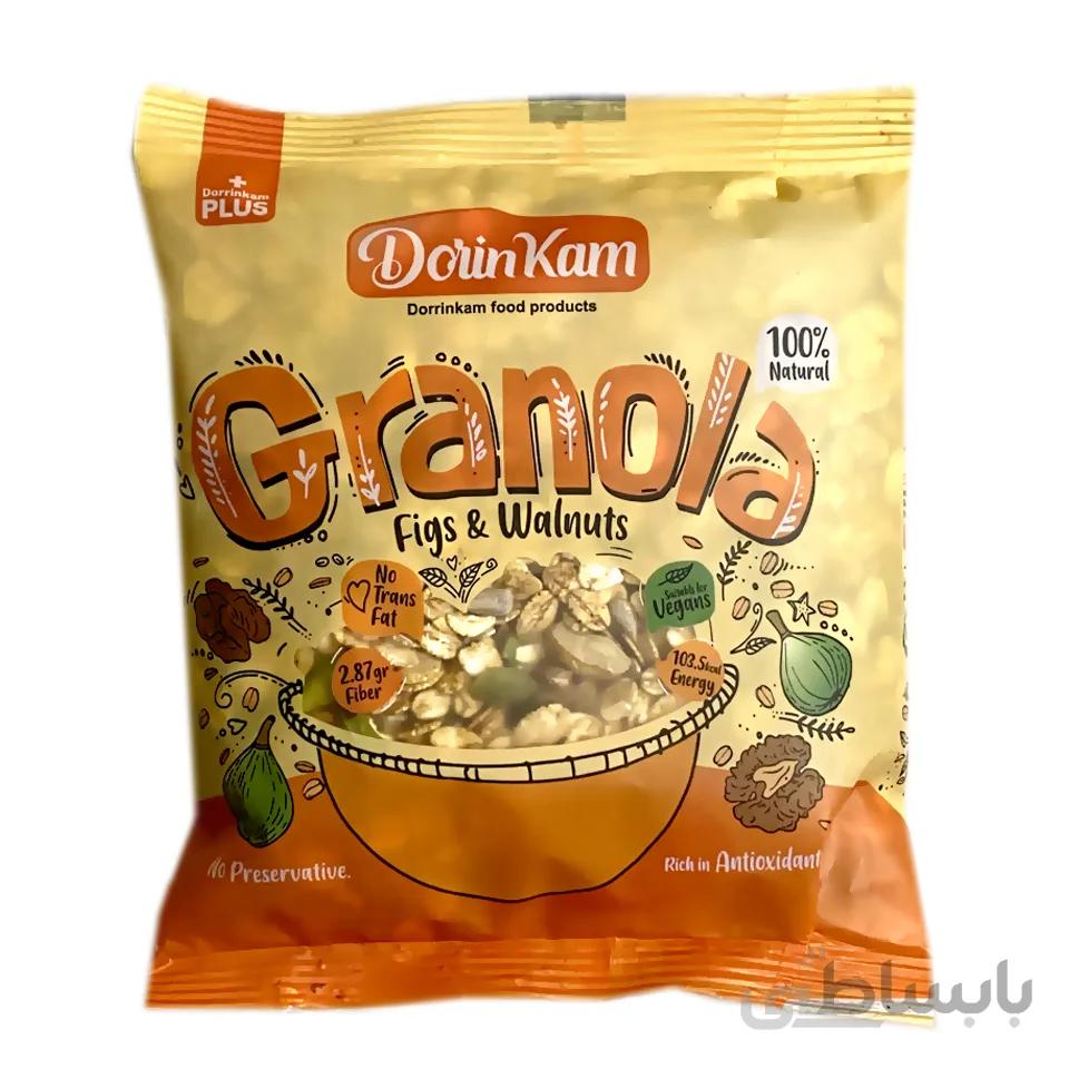 گرانولا انجیر و گردو