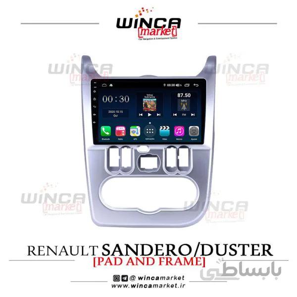مانیتور اندروید رنو ساندرو و داستر برند وینکا WINCA سری S500+ پلاس مدل H855