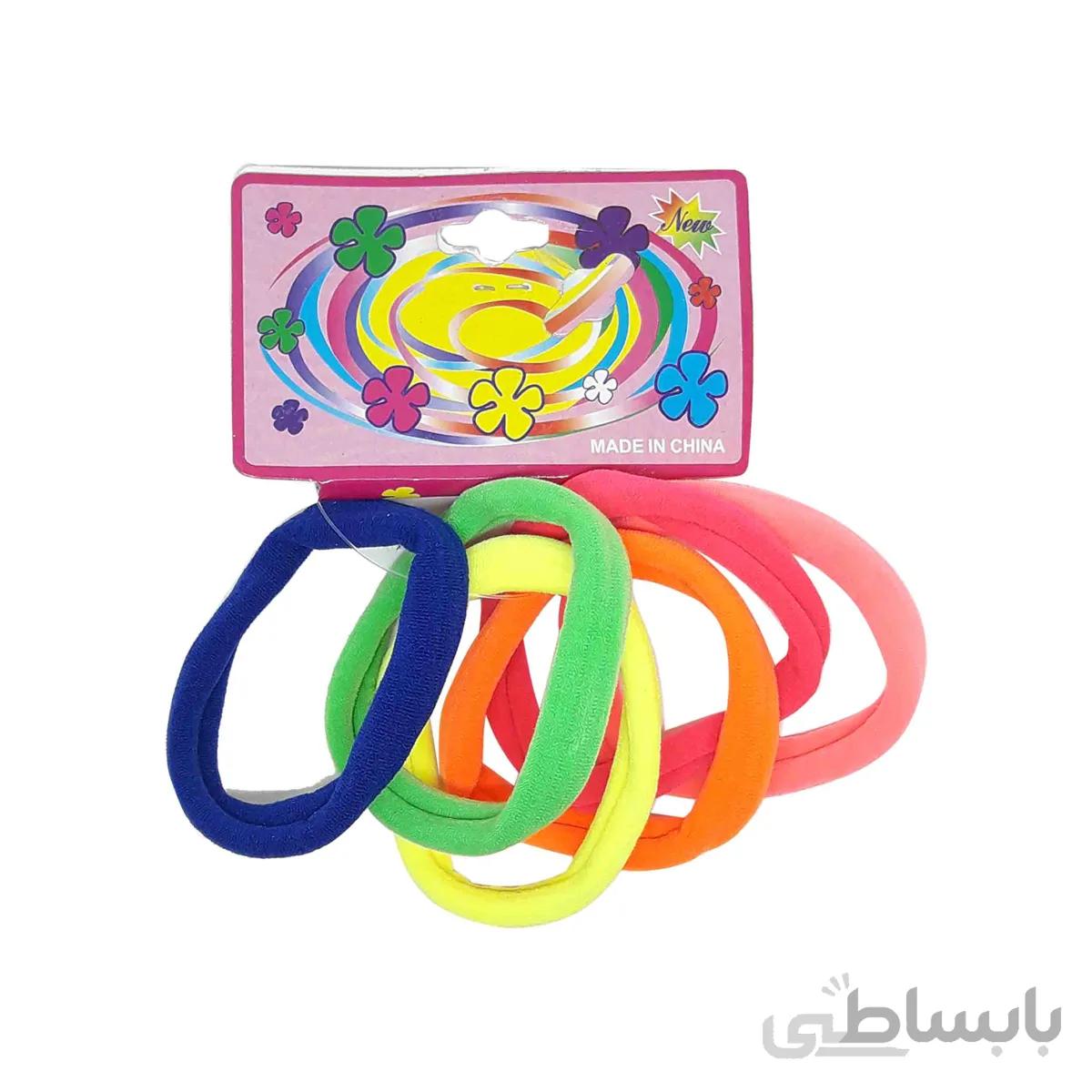 کش مو زنانه بسته 6 عددی سایز بزرگ کد 2