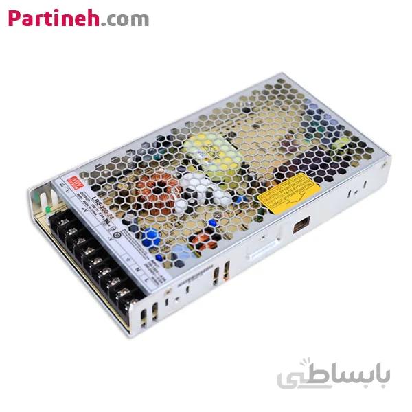 منبع تغذیه سوئیچینگ 24 ولت 8.8 آمپر مدل LRS-200-24 برند مینول (MEAN WELL) ا LRS-200-24