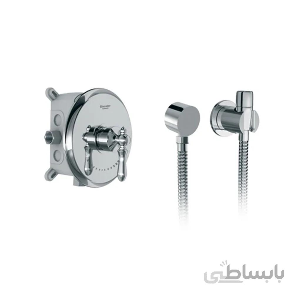 شیر توالت توکار زیگموند طلایی شودر ا Zigmond Gold Toilet Wall Mounted