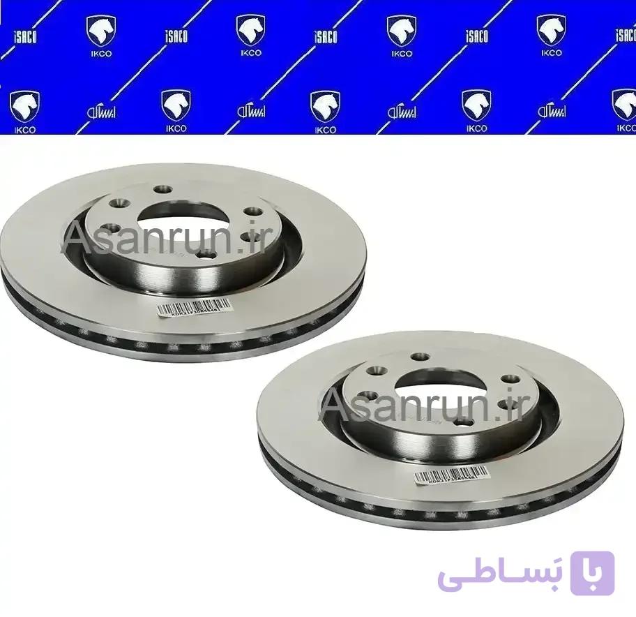 دیسک ترمز چرخ جلو پژو ۲۰۶ تیپ 2