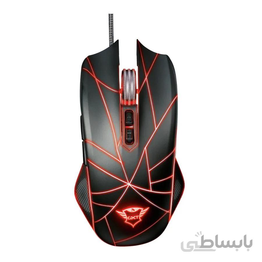 ماوس مخصوص بازی تراست مدل GXT 160 True ا Trust GXT 160 Ture RGB Gaming Mouse