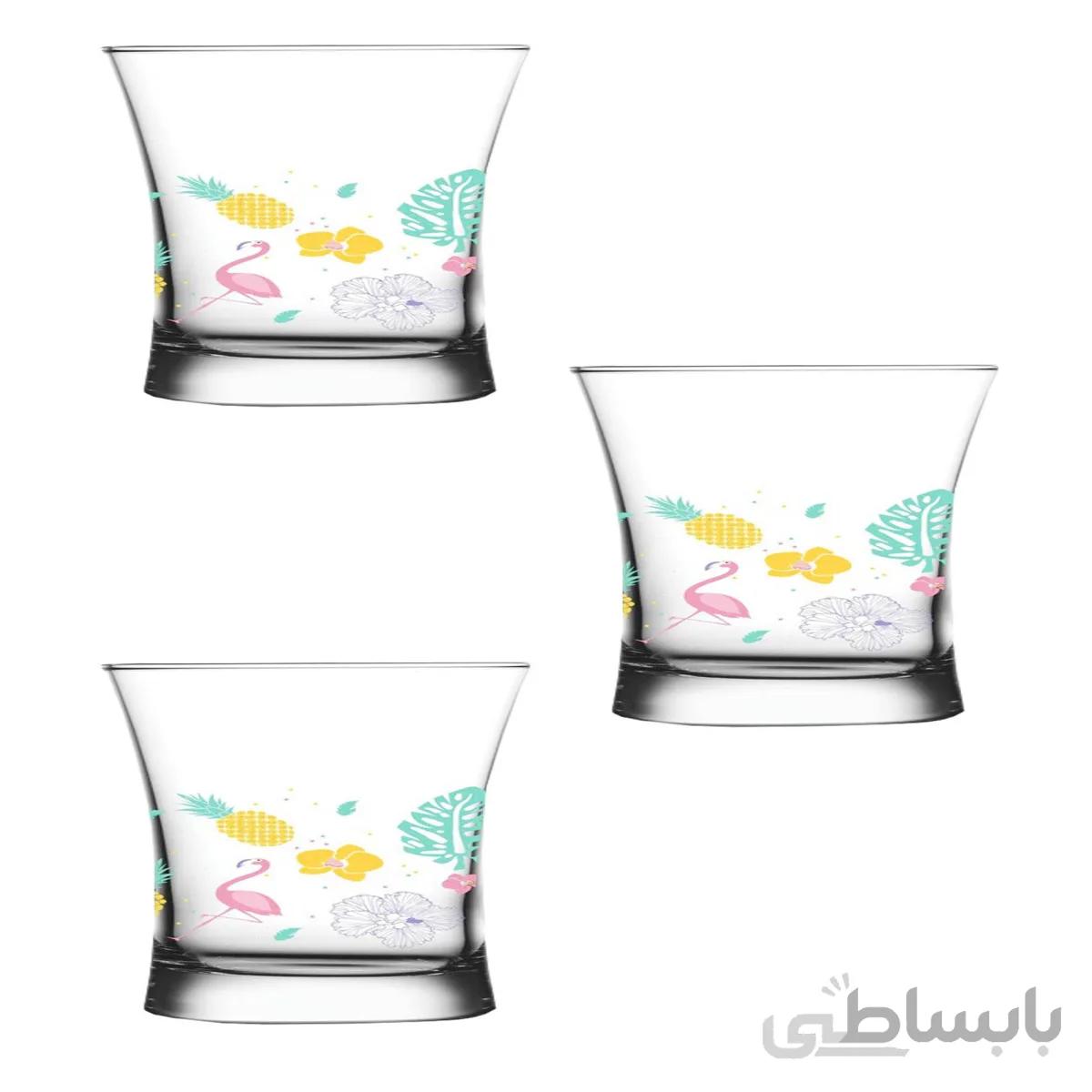 لیوان پاشاباغچه مدل 4857 بسته 3 عددی