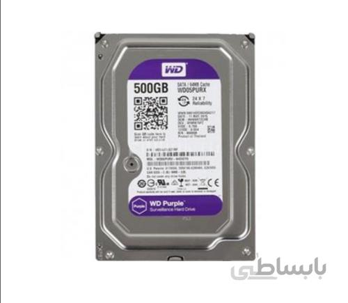 هارددیسک اینترنال وسترن دیجیتال مدل Purple WD05PURX ظرفیت 500 گیگابایت ا Western Purple WD05PURX Internal Hard 500GB