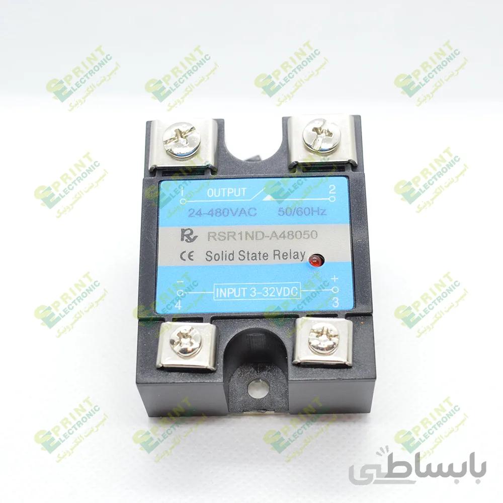 رله الکترونیکی SSR پیچ خور تک فاز 50 آمپر DC/AC
