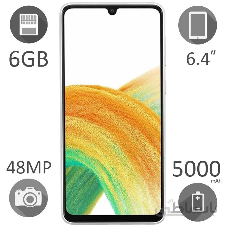 گوشی موبایل سامسونگ مدل Galaxy A33 ظرفیت 128 گیگابایت رم 6 گیگ دو سیم کارت 5G ا ✔️